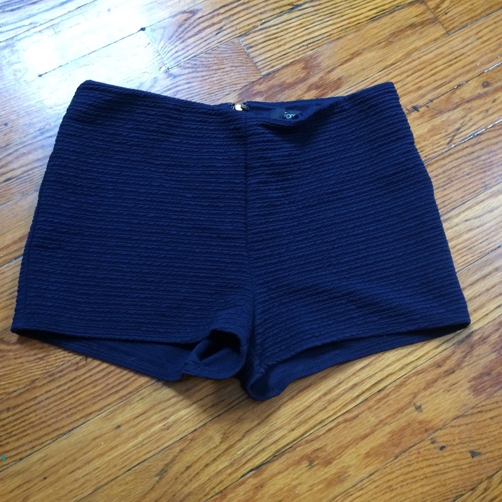 Size L Forever 21 Dark Blue High Waisted Shorts